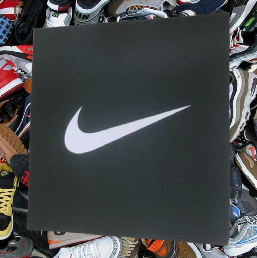 Nike Black and White Logo Poster